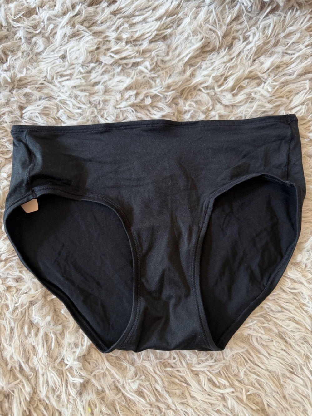 NWT Victoria’s Secret Vintage 2010 Fabulous Silky Black Hiphugger Panty Small